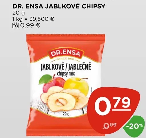 Dr. Ensa jablkové chipsy