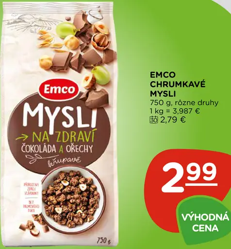 Emco Mysli Chrumkavé Müsli