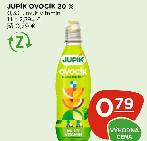 Jupik Ovocík multivitamin