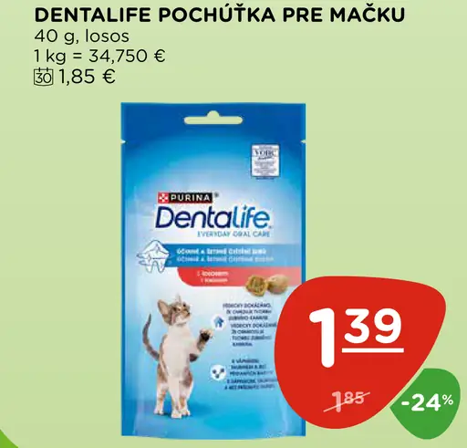 Dentalife Pochúťka pre mačku