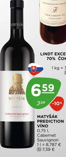 Matyšák Prediction víno Cabernet Sauvignon