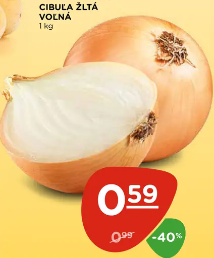 Cibuľa žltá voľná