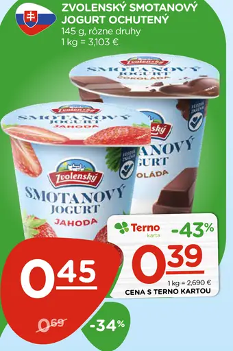 Zvolenský smotanový jogurt