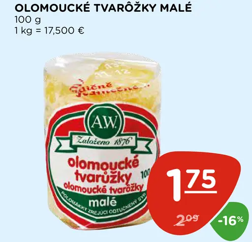 AW Olomoucké tvarůžky malé