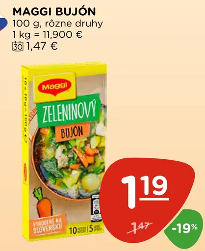 Maggi zeleninový bujón
