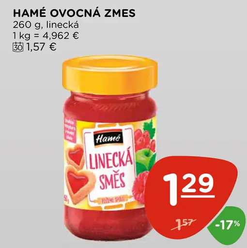 Hamé Ovocná linecká zmes