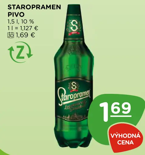 Staropramen pivo