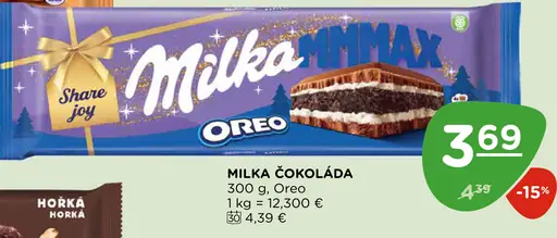 Milka čokoláda Oreo