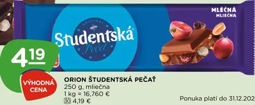 ORION ŠTUDENTSKÁ PEČAŤ