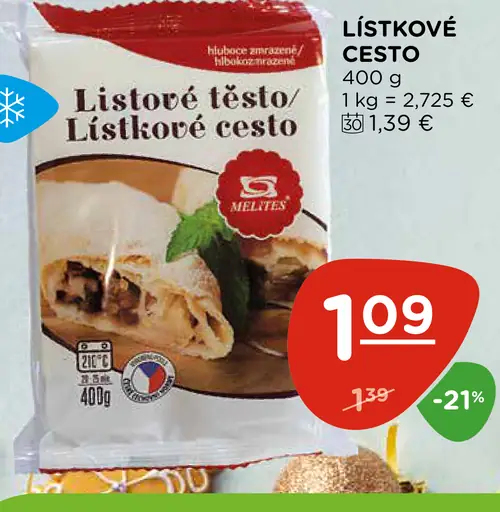 Listkové cesto