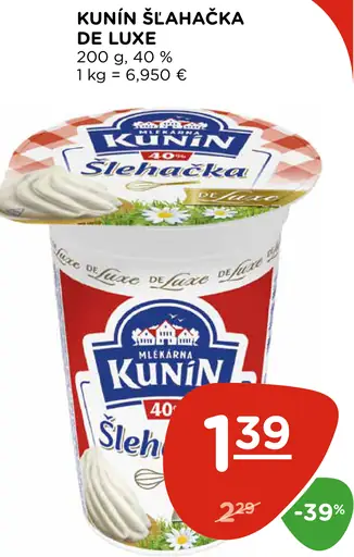 Kunín Šľahačka de Luxe