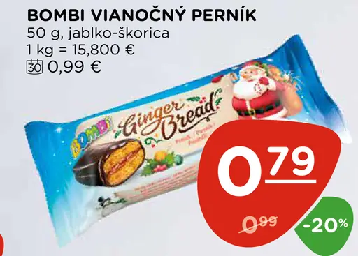 Bombi vianočný perník