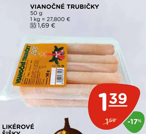 Vianočné trubičky