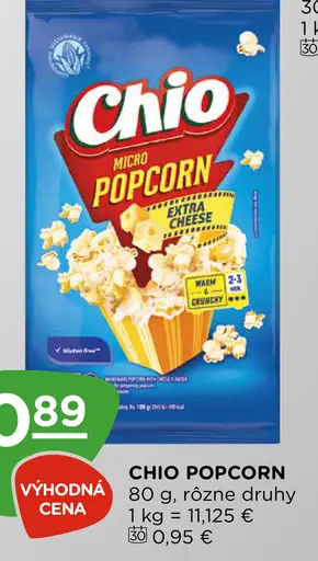 Chio Micro Popcorn syr & slanina