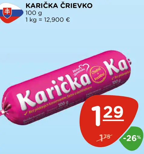 Karička črievko