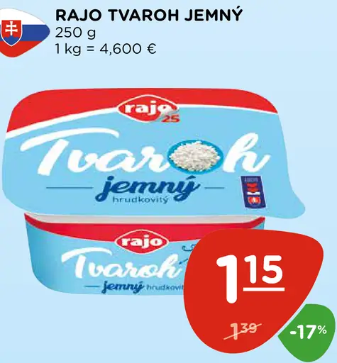 Rajo Tvaroh jemný