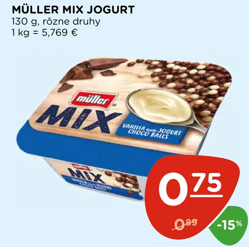 Müller Mix jogurt