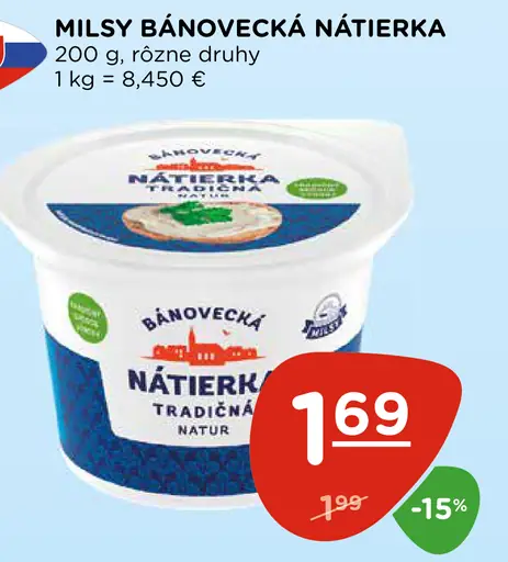Milsy Bánovecká nátierka