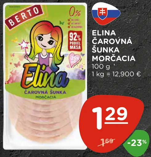 ELINA Čarovná šunka morčacia