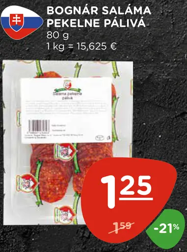 Bognár saláma Pekelne pálivá