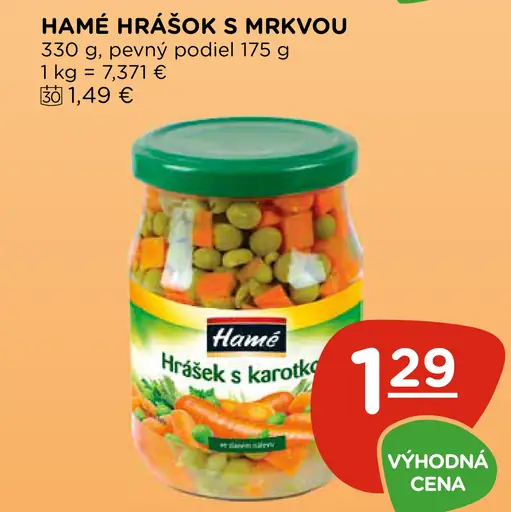 Hamé Hrášok s Mrkvou
