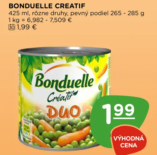 Bonduelle Creatif DUO zelenina