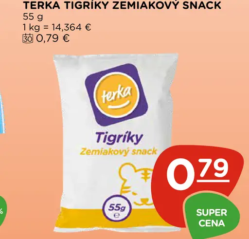 Terka Tigríky zemiakový snack