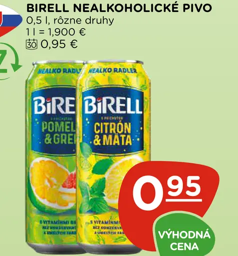 Birell Svetlé nealkoholické pivo