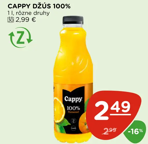 Cappy Džús 100%