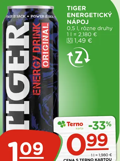 Tiger Energetický nápoj