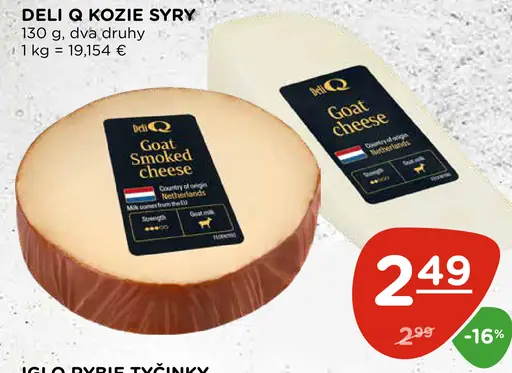 Deli Q kozie syry