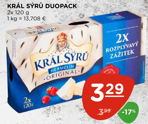 Kráľ Syrov Duopack