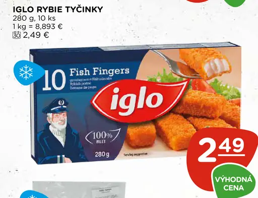 IGLO rybie tyčinky