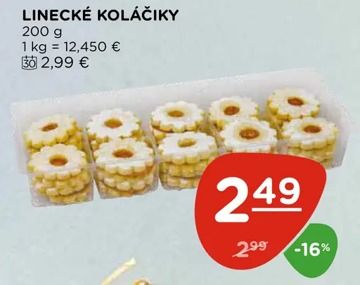 Linecké koláčiky