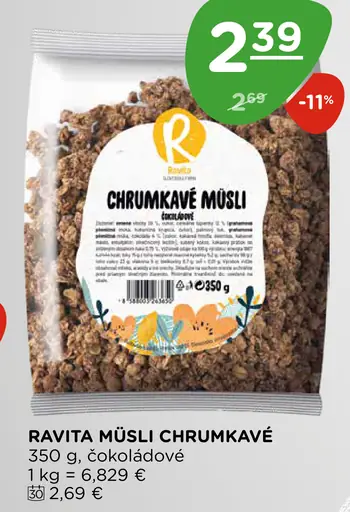 RAVITA Müsli chrumkavé