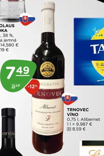 Trnovec Vino Alibernet