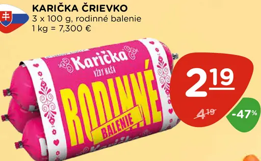 Karička črievko