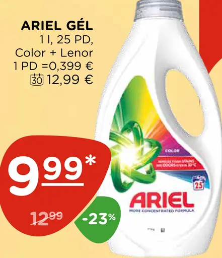 Ariel gél Color + Lenor