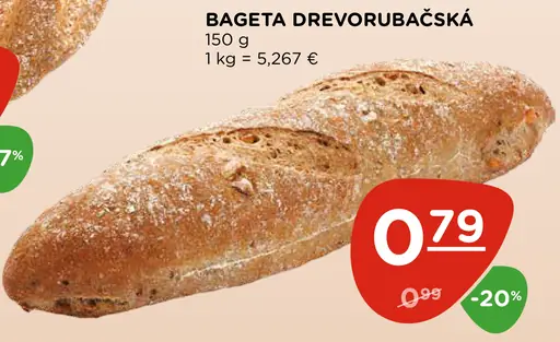 Bageta drevorubačská stredná