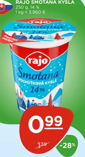 Rajo Smotana kyslá