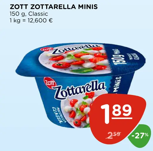 Zott Zottarella Minis