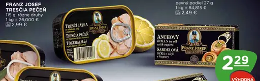 Franz Josef Tresčia pečeň