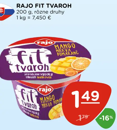 Rajo Fit tvaroh