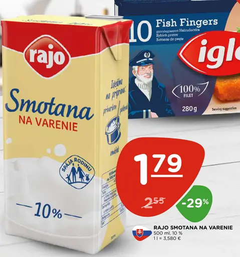 Rajo Smotana na varenie