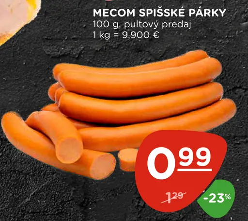 Mecom Spišské párky
