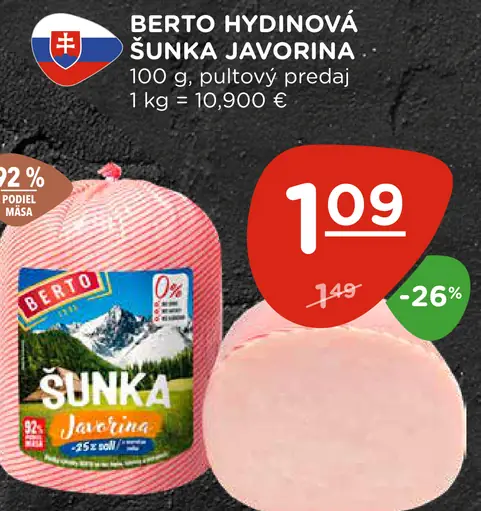 Berto Hydinová šunka