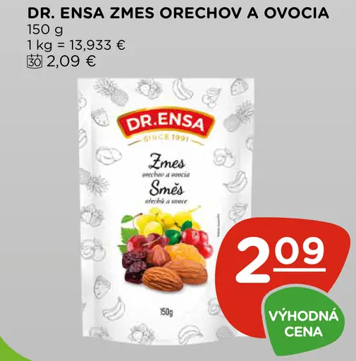 Dr. Ensa Zmes Orechov a Ovocia