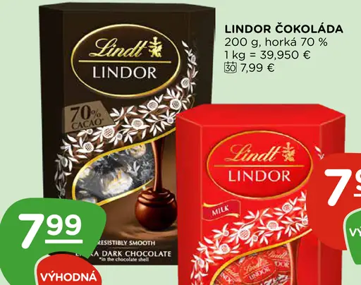 Lindt čokoláda