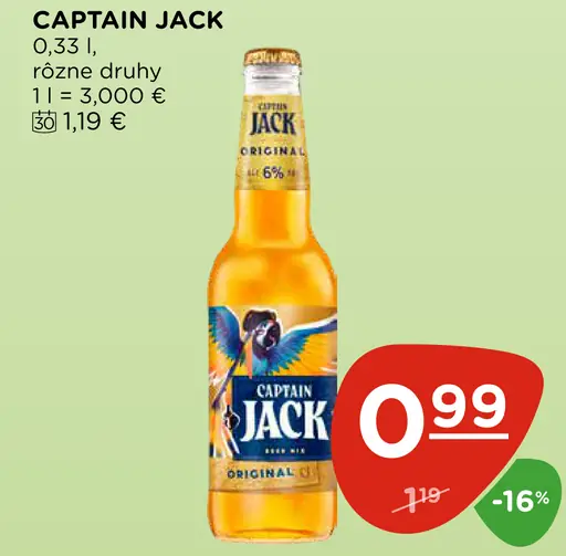Captain Jack pivo