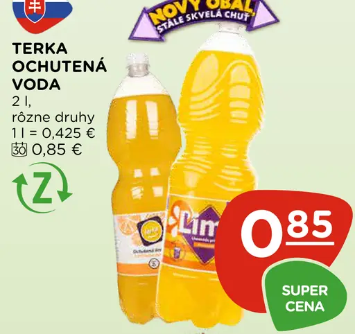 Terka ochutená voda